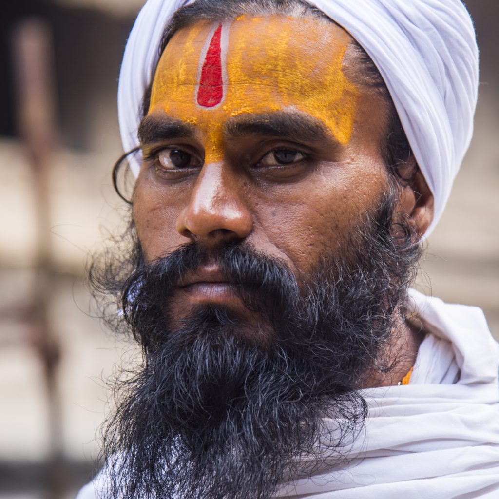 Tilak oder Tika in Nepal und Indien